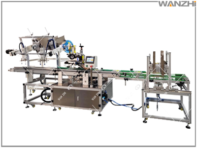 WZ-160B鸡蛋盒自动贴标机（双仓下料）