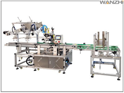 WZ-160B鸡蛋盒自动贴标机（双仓下料）